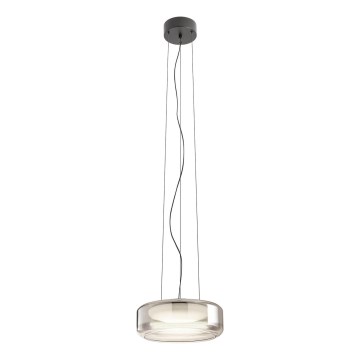 Redo 01-3591 - LED Lustra ar auklu SOLERA LED/24W/230V d. 35 cm CRI 93 3000/4000K pelēka