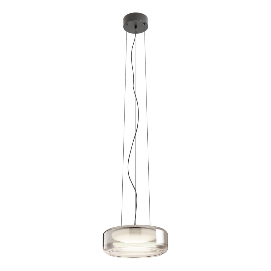 Redo 01-3591 - LED Lustra ar auklu SOLERA LED/24W/230V d. 35 cm CRI 93 3000/4000K pelēka