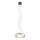 Redo 01-3591 - LED Lustra ar auklu SOLERA LED/24W/230V d. 35 cm CRI 93 3000/4000K pelēka
