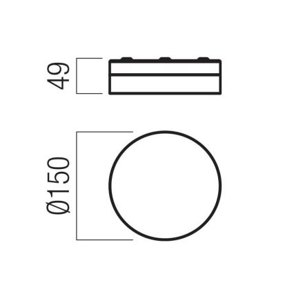 Redo 01-3725 - LED Vannas istabas griestu lampa FRISBI LED/8W/230V d. 15 cm CRI 90 IP44 spīdīgi hromēts