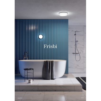 Redo 01-3727 - LED Vannas istabas griestu lampa FRISBI LED/12W/230V d. 23 cm CRI 90 3000/4000K IP44 spīdīgi hromēts