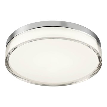 Redo 01-3728 - LED Vannas istabas griestu lampa FRISBI LED/18W/230V d. 28 cm CRI 90 3000/4000K IP44 spīdīgi hromēts