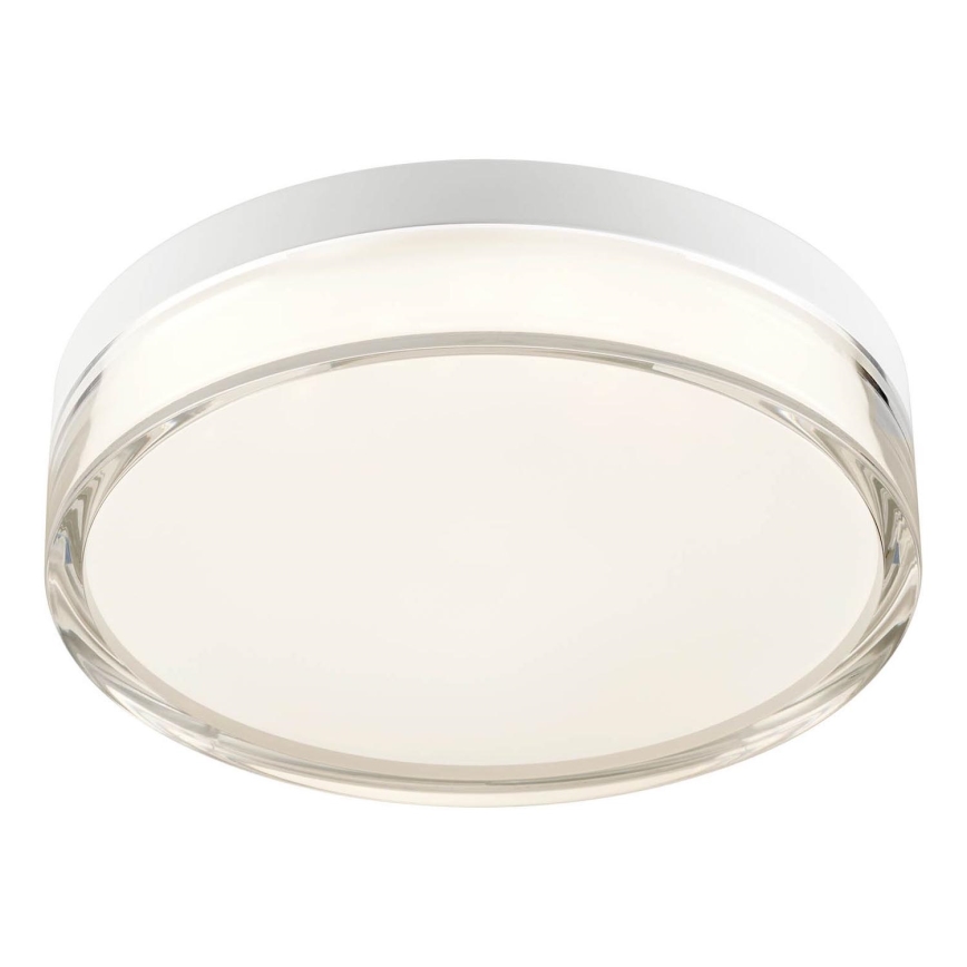 Redo 01-3731 - LED Vannas istabas griestu lampa FRISBI LED/12W/230V d. 23 cm CRI 90 3000/4000K IP44 balta