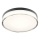 Redo 01-3736 - LED Vannas istabas griestu lampa FRISBI LED/18W/230V d. 28 cm CRI 90 3000/4000K IP44 melna