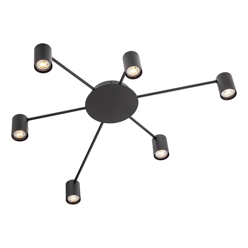 Redo 01-4052 - Starmetis NOA 6xGU10/10W/230V melna