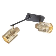 Redo 04-520 - Griestu lampa BASKET 2xE27/42W/230V bronzas