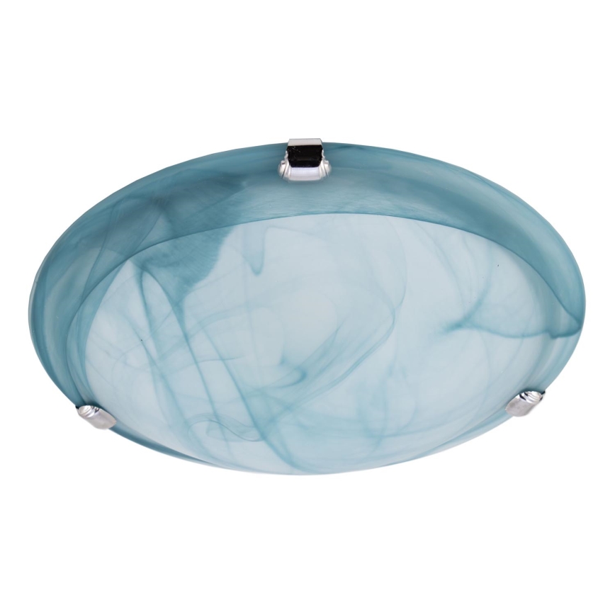 Redo 05-390 - Griestu lampa VIRGINIA 1xE27/42W/230V d. 30 cm zila