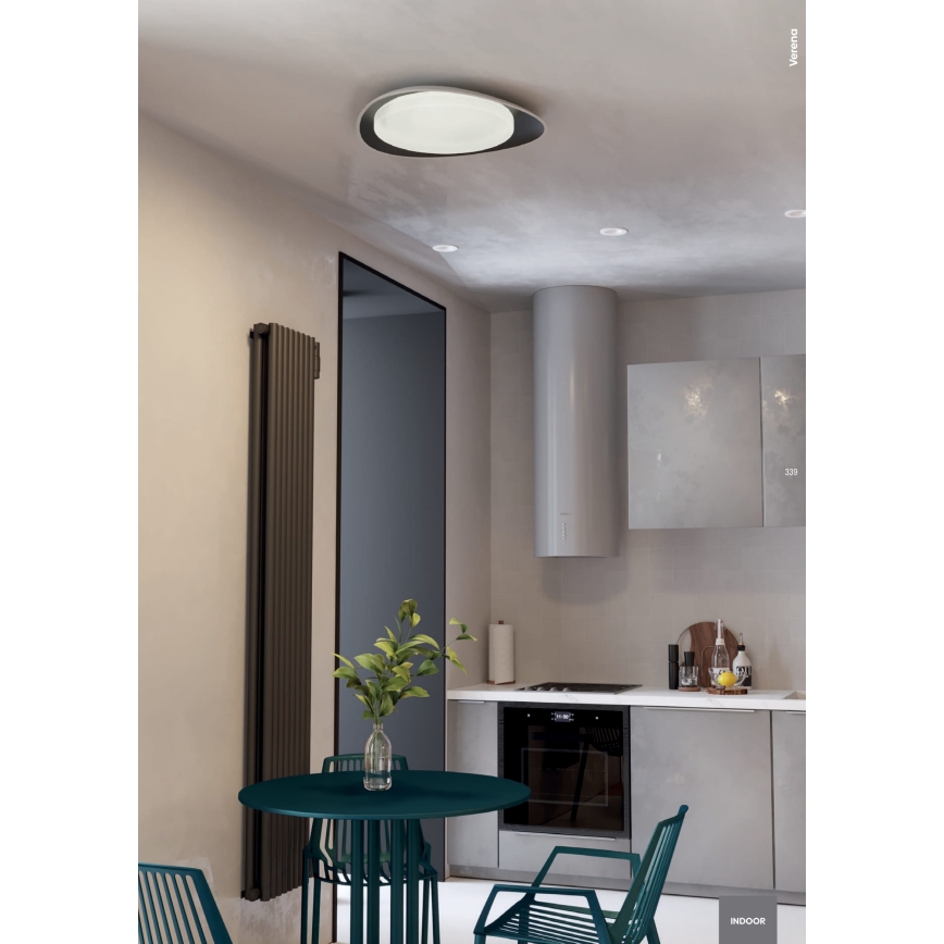 Redo 05-922 - LED Griestu lampa VERENA LED/24W/230V antracīta