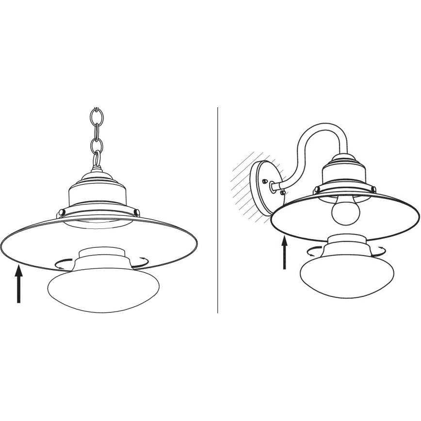 Redo 90094 - Rezerves abažūrs lustrai, lampai ELIO, balts