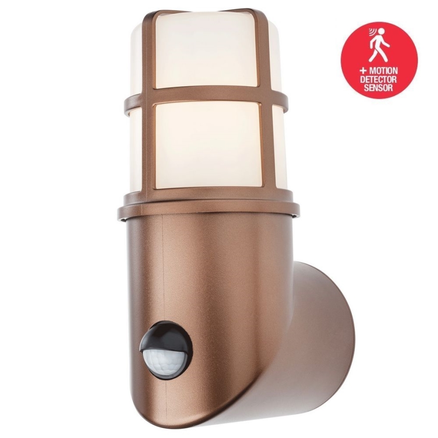 Redo 90200 - Āra lampa ar sensoru TRITON 1xE27/28W/230V IP54 vara