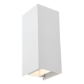 Redo 90635 - LED Āra sienas lampa SONNY 2xLED/5W/230V 2200/3000/4000K IP54 balta