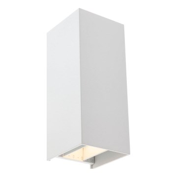 Redo 90635 - LED Āra sienas lampa SONNY 2xLED/5W/230V 2200/3000/4000K IP54 balta