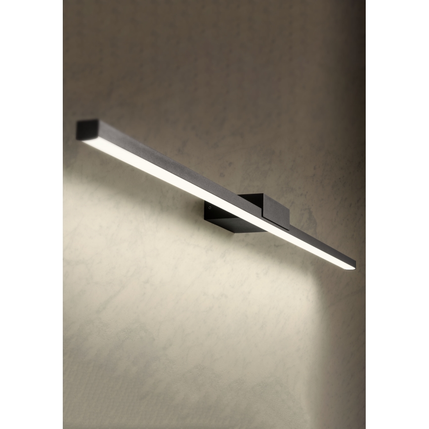 Redo01-3270 - LED Vannas istabas spoguļa apgaismojums ASTON LED/12W/230V 60 cm CRI 90 IP44 melna