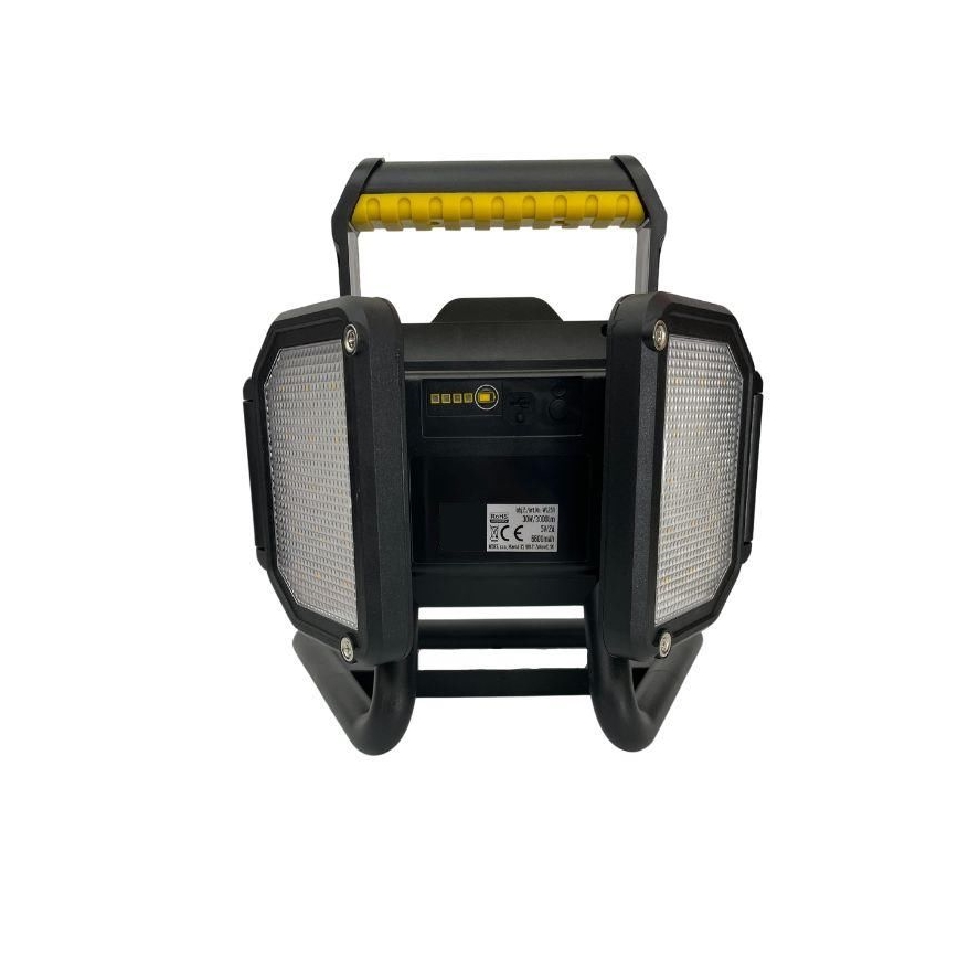 Regulējama LED darba lampa LED/50W/5V 12000 mAh IP54