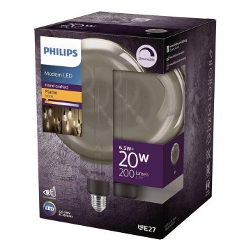 Regulējama LED filamenta spuldze G200 E27/6,5W/230V 1800K