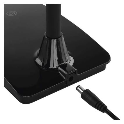 Regulējama LED galda lampa EDDY LED/6W/230V 3000/4500/6800K, melna