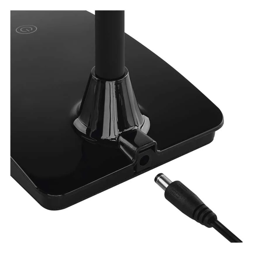 Regulējama LED galda lampa EDDY LED/6W/230V 3000/4500/6800K, melna