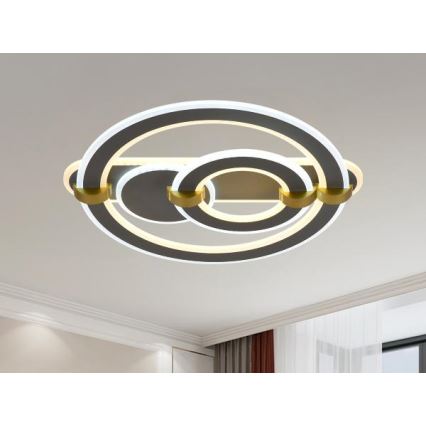 Regulējama LED griestu lampa LED/120W/230V 3000-6500K + tālvadības pults