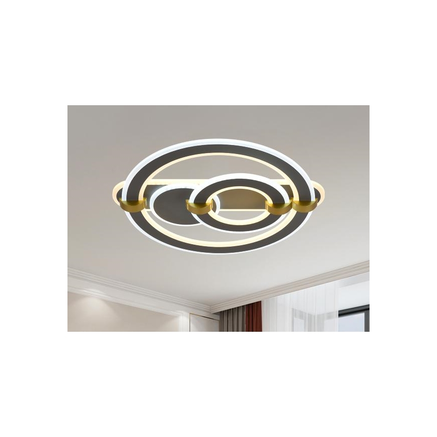 Regulējama LED griestu lampa LED/120W/230V 3000-6500K + tālvadības pults