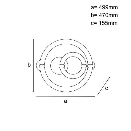 Regulējama LED griestu lampa LED/120W/230V 3000-6500K + tālvadības pults