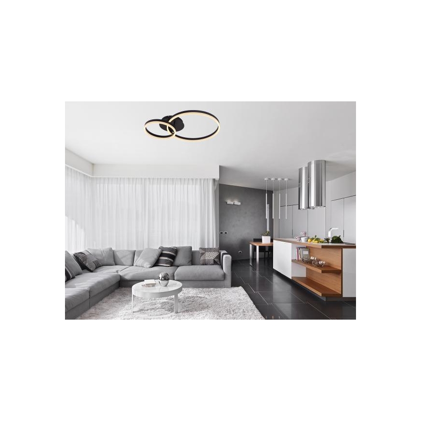 Regulējama LED griestu lampa LED/55W/230V 3000-6500K + ar tālvadības pulti