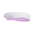 Regulējama LED griestu lampa SMART GALAXY MODERN LED/24W/230V 3000-6500K diam. 55 cm balta/violeta + tālvadības pults