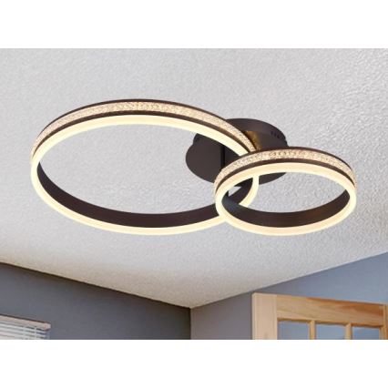 Regulējama LED griestu lustra LED/110W/230V 3000-6500K + tālvadība