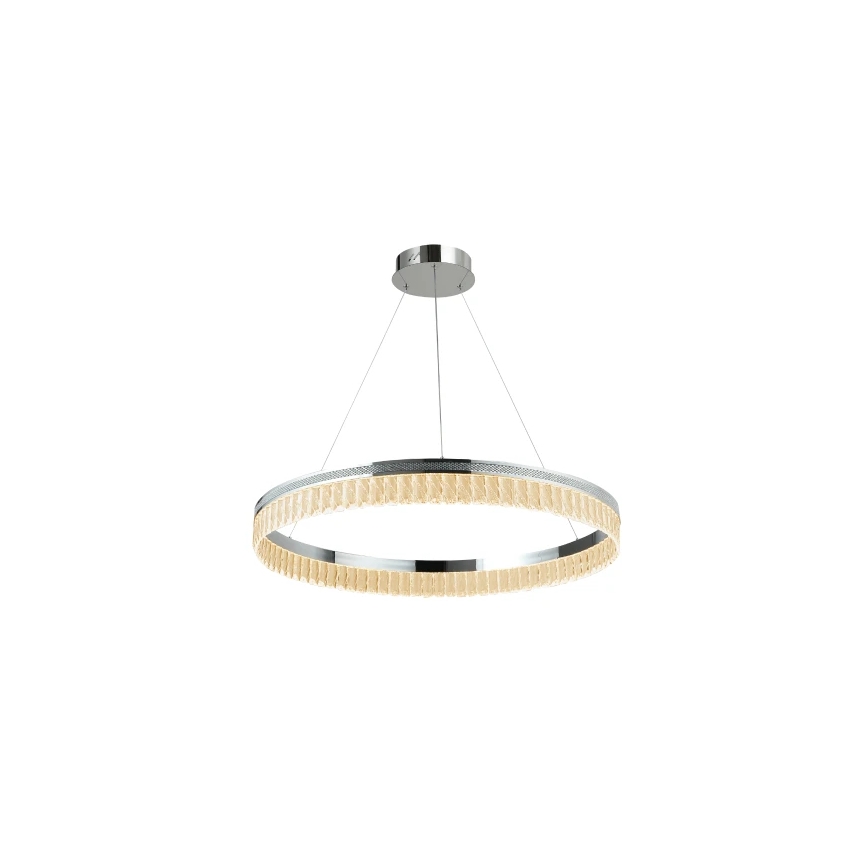 LED dimmējama kristāla lustra uz troses THALIA LED/55W/230V 3000-6000K Ø 80 cm + tālvadības pults