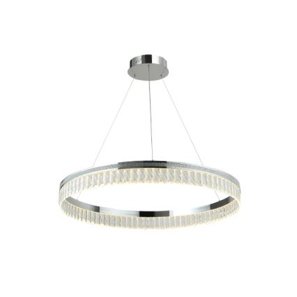 LED dimmējama kristāla lustra uz troses THALIA LED/55W/230V 3000-6000K Ø 80 cm + tālvadības pults