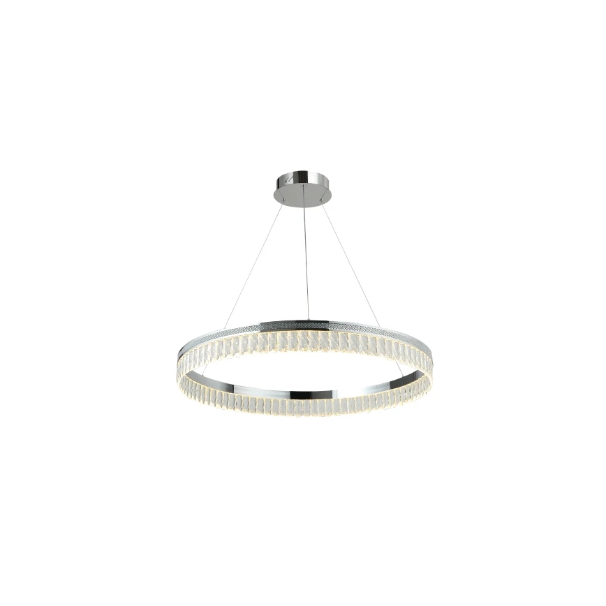 LED dimmējama kristāla lustra uz troses THALIA LED/55W/230V 3000-6000K Ø 80 cm + tālvadības pults