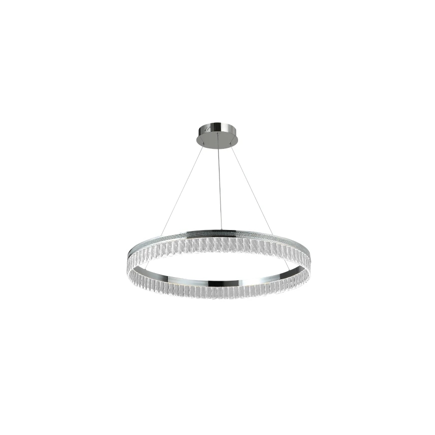 LED dimmējama kristāla lustra uz troses THALIA LED/55W/230V 3000-6000K Ø 80 cm + tālvadības pults