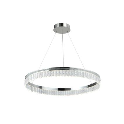 LED dimmējama kristāla lustra uz troses THALIA LED/55W/230V 3000-6000K Ø 80 cm + tālvadības pults