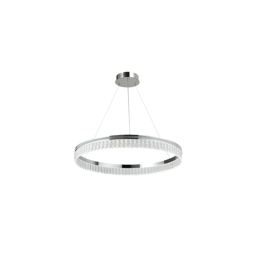 LED dimmējama kristāla lustra uz troses THALIA LED/55W/230V 3000-6000K Ø 80 cm + tālvadības pults