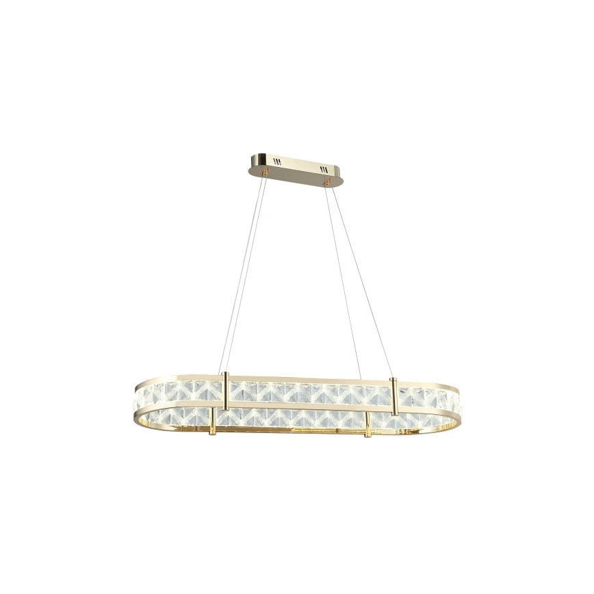 LED kristāla lustrs uz kabeļa ENRIQUE ar regulējamu spilgtumu LED/50W//230V 3000-6000K + tālvadības pults
