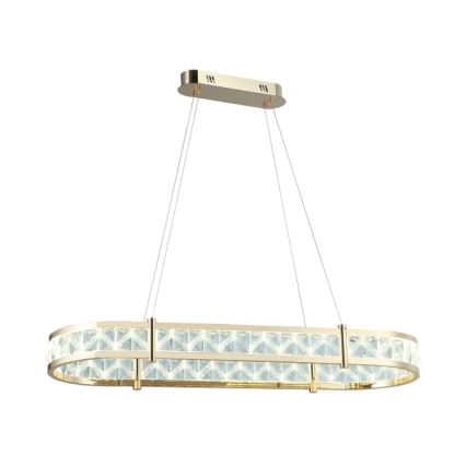 LED kristāla lustrs uz kabeļa ENRIQUE ar regulējamu spilgtumu LED/50W//230V 3000-6000K + tālvadības pults