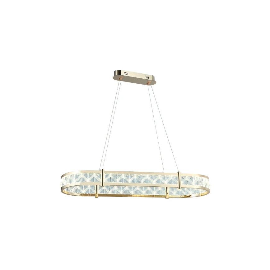 LED kristāla lustrs uz kabeļa ENRIQUE ar regulējamu spilgtumu LED/50W//230V 3000-6000K + tālvadības pults