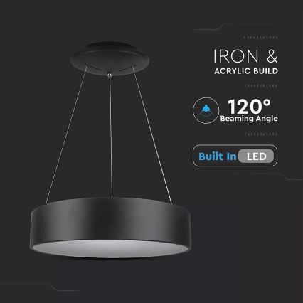 Regulējama LED lustra uz kabeļa LED/30W/230V