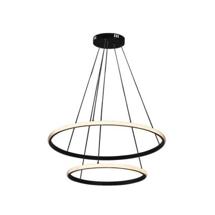 Regulējama LED piekaramā lustra ar trosi LED/55W/230V 3000-6500K Ø 60 cm + tālvadības pults