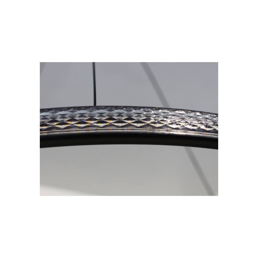 Regulējama LED piekaramā lustra ar trosi LED/55W/230V 3000-6500K Ø 60 cm + tālvadības pults