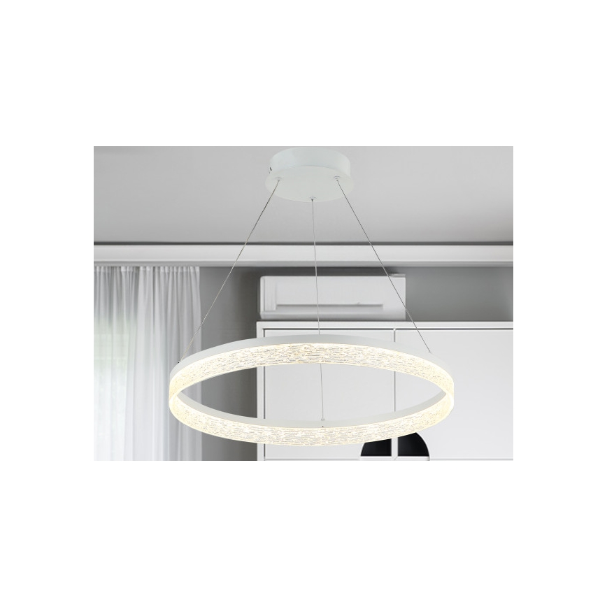 Regulējama LED lustra uz troses ALIANZ LED/60W/230V 3000-6000K Ø 80 cm + tālvadības pults