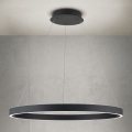 regulējama LED lustra uz troses KOLK LED/80W/230V 2700/3000/4000K Ø 80 cm, melna