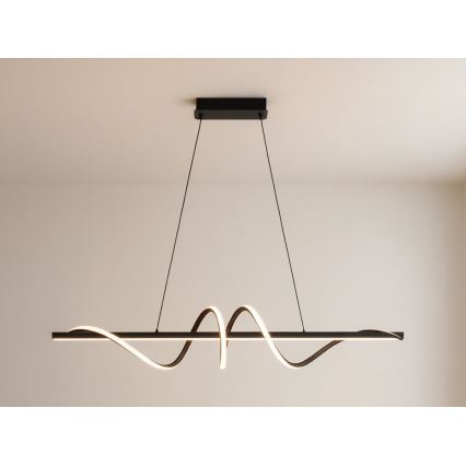 Regulējama LED lustra uz troses LED/50W/230V 3000-6500K 100 cm + tālvadība