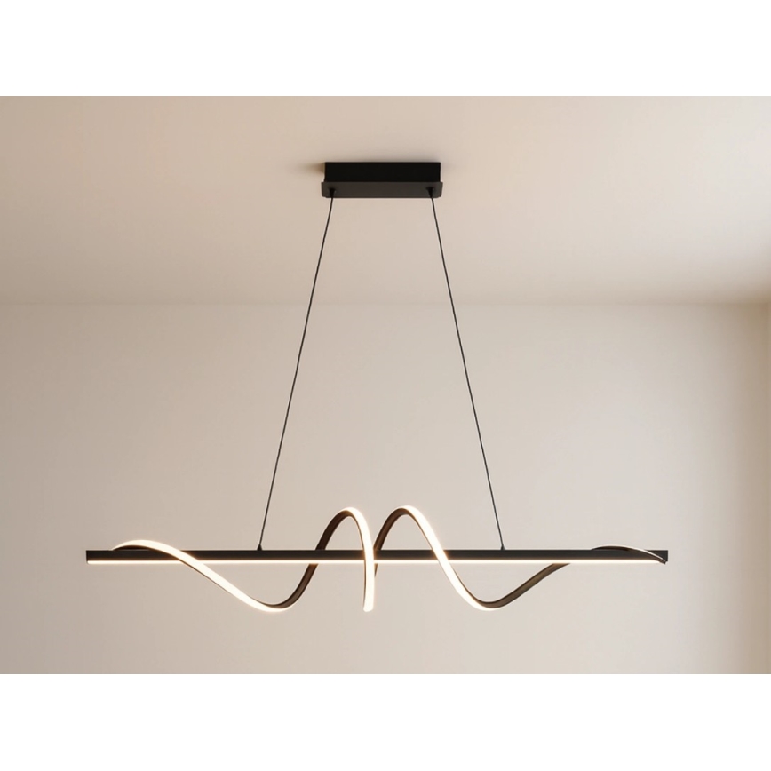 Regulējama LED lustra uz troses LED/50W/230V 3000-6500K 100 cm + tālvadība