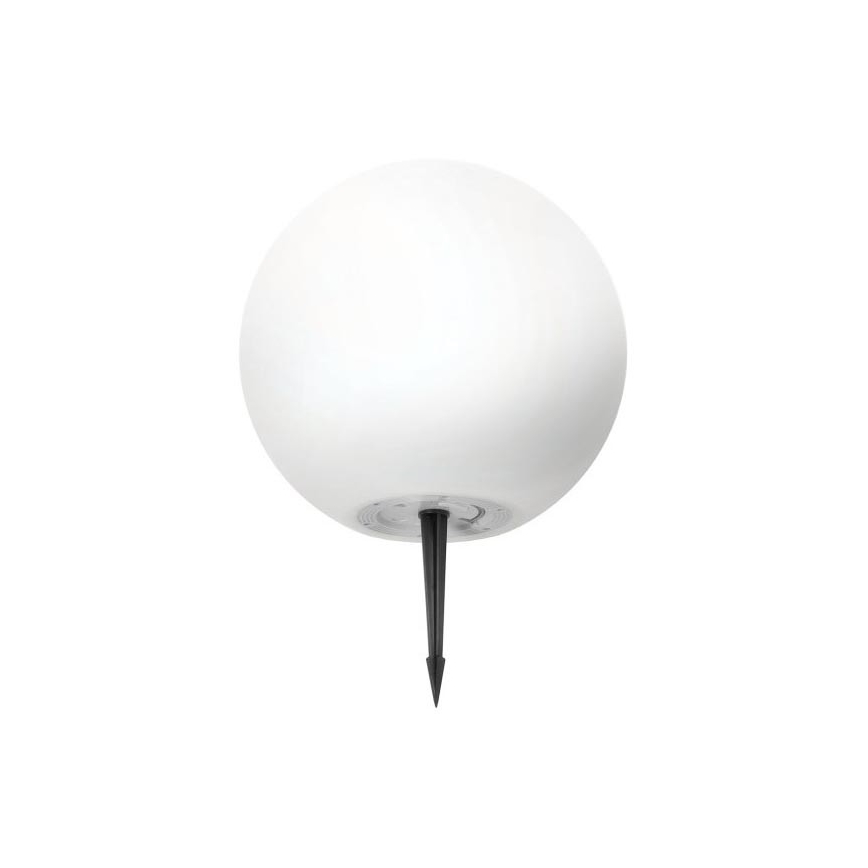 LED RGBW regulējama dārza saules lampa GARDEN BALL LED/5W/3,7V 3000K IP54 2200 mAh Ø30 cm + tālvadība