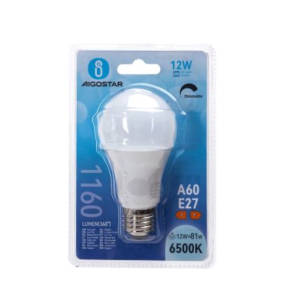 Regulējama LED spuldze A60 E27/12W/230V 6500K - Aigostar