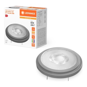 Regulējama LED spuldze AR111 G53/7,2W/12V 1800-2700K 24° CRI 90 - Ledvance
