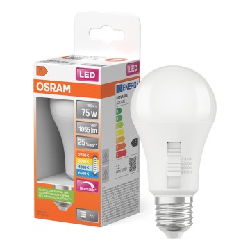 Regulējama LED spuldze CLASSIC A60 E27/10,5W/230V 2700/3000/4000/6500K - Osram
