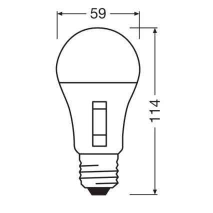 Regulējama LED spuldze CLASSIC A60 E27/8,8W/230V 2700/3000/4000/6500K - Osram