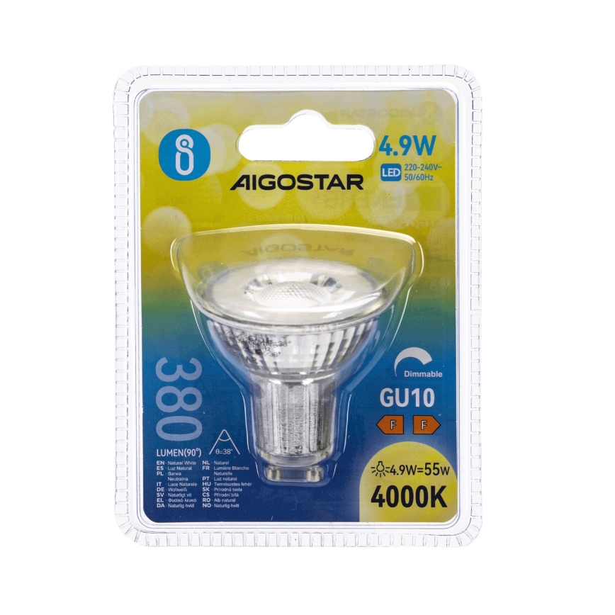 Regulējama LED spuldze GU10/4,9W/230V 4000K - Aigostar