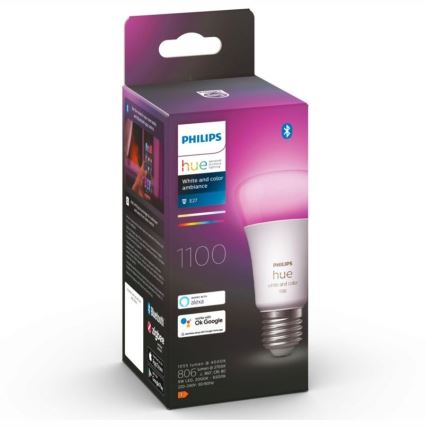 LED regulējamā spuldze Philips Hue White And Color Ambiance A60 E27/9W/230V 2000-6500K